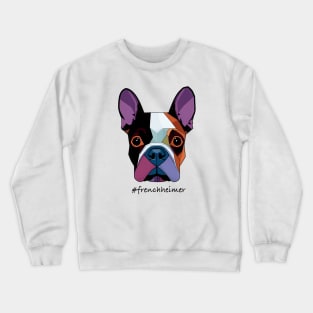 Cute colorful French bulldog Crewneck Sweatshirt